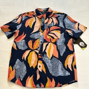 Volcom Button Up Shirt, Boys size L 14/16